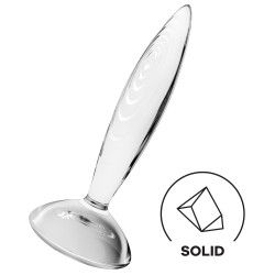 Satisfyer Plug en verre Sparkling Crystal 16 x 3.5cm Transparent